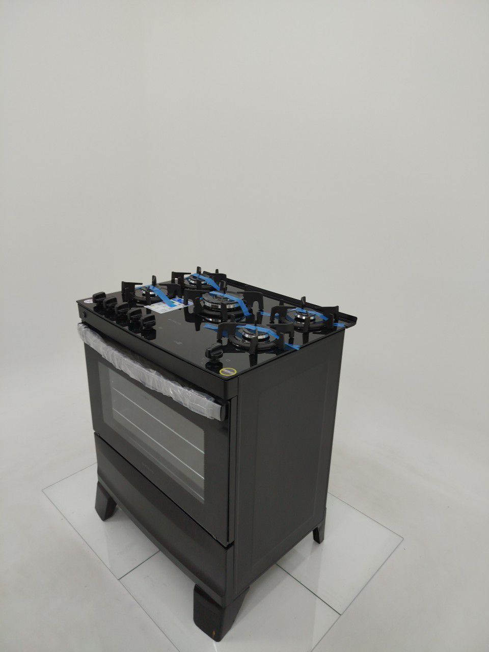 FOGAO ATLAS 5 BOCAS COM MESA DE VIDRO AGILE U