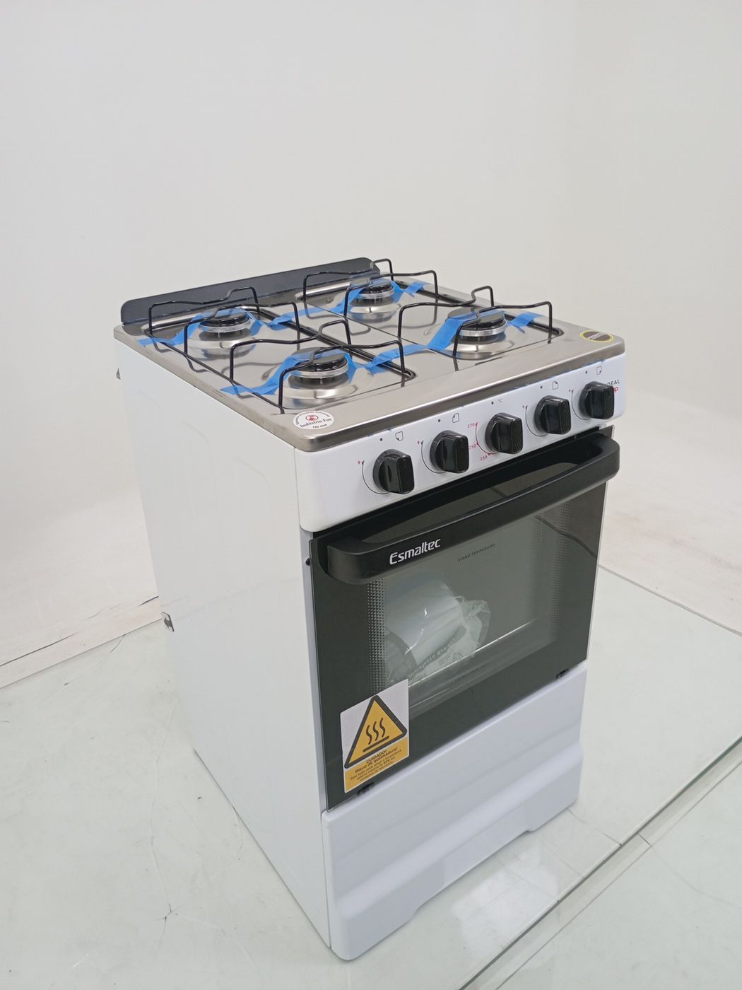 FOGAO ESMALTEC 4120 4 BOCAS IDEAL POP ACENDIM