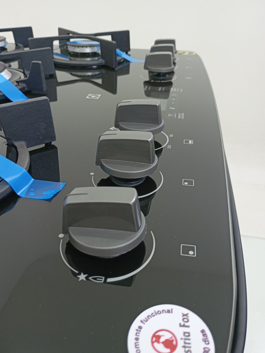 FOGAO ELECTROLUX FE5AP 5 BOCAS MESA DE VIDRO 