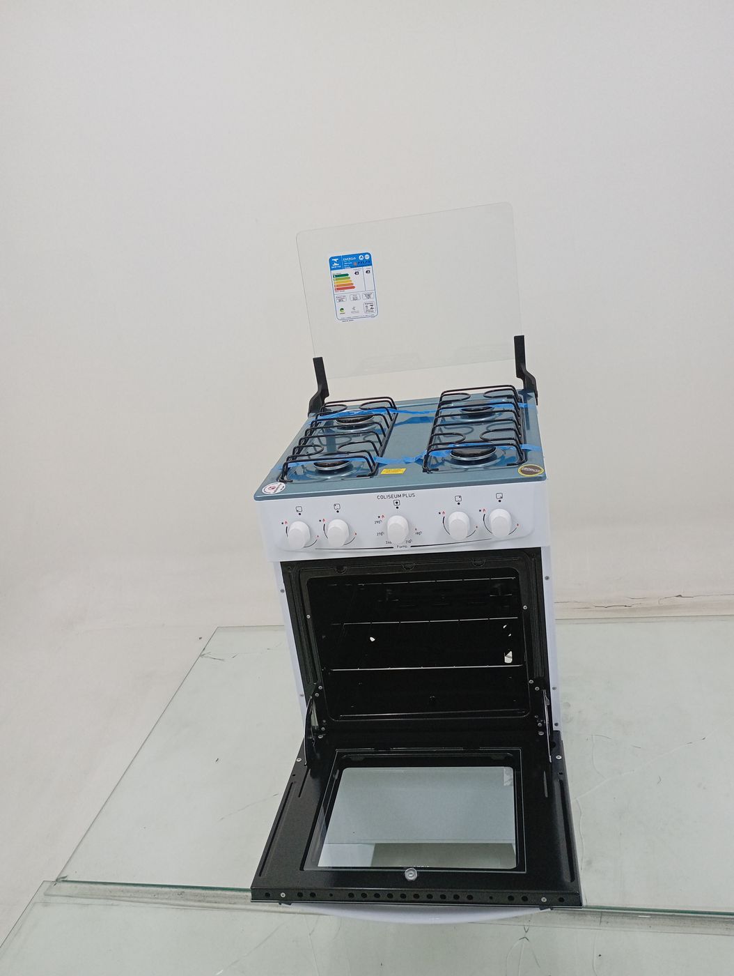 FOGAO ATLAS CLISEUM PLUS 4 BOCAS MESA INOX - 