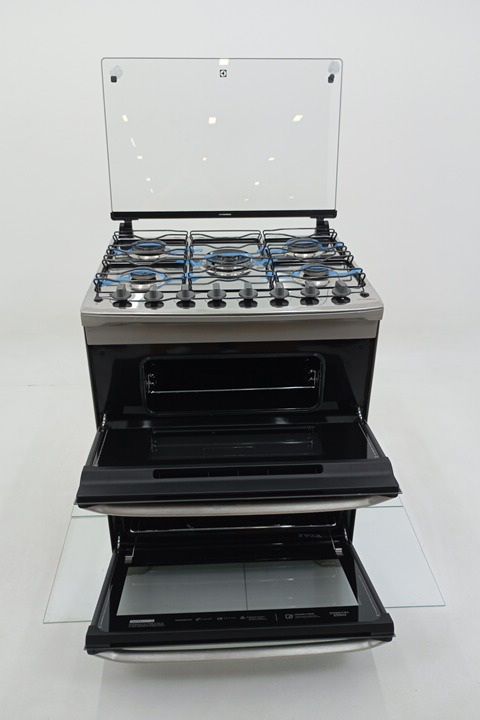 FOGAO ELECTROLUX FE5DC 5 BOCAS DUPLO FORNO PE