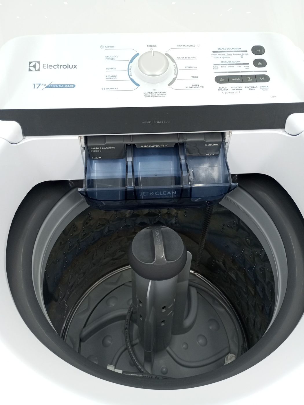 LAVADORA ELECTROLUX LED17 ROUPAS TOP LOAD 17K