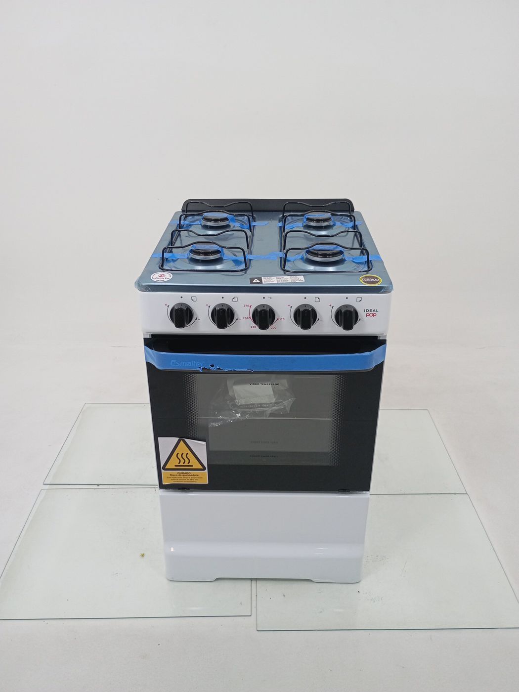 FOGAO ESMALTEC 4120 4 BOCAS IDEAL POP ACENDIM