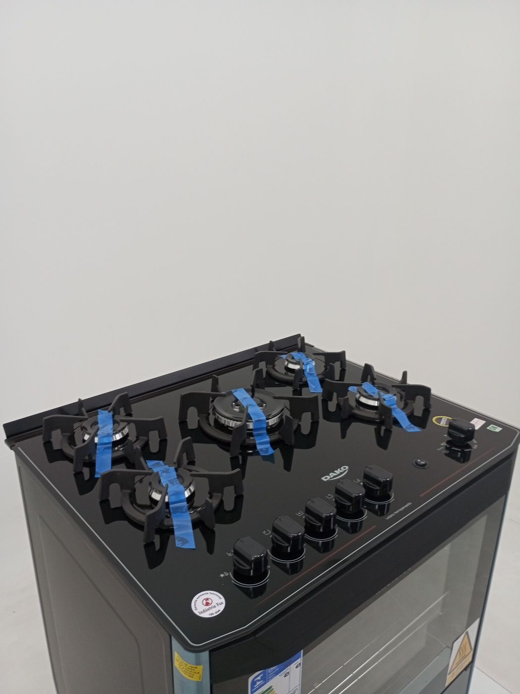 FOGAO DAKO 5 BOCAS MESA DE VIDRO MAGISTER - P