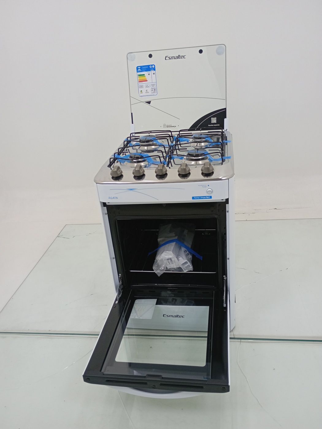 FOGAO ESMALTEC AGATA A GAS C/ ACENDIMENTO AUT