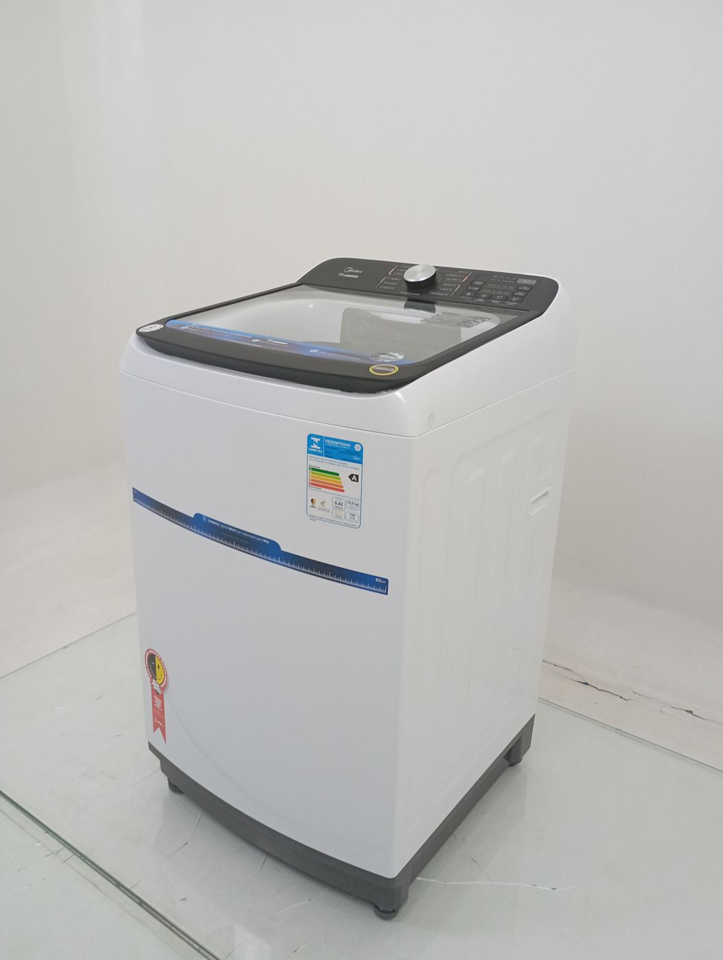 LAVADORA MIDEA LAVADORA TOP LOAD 15KG - BRANC