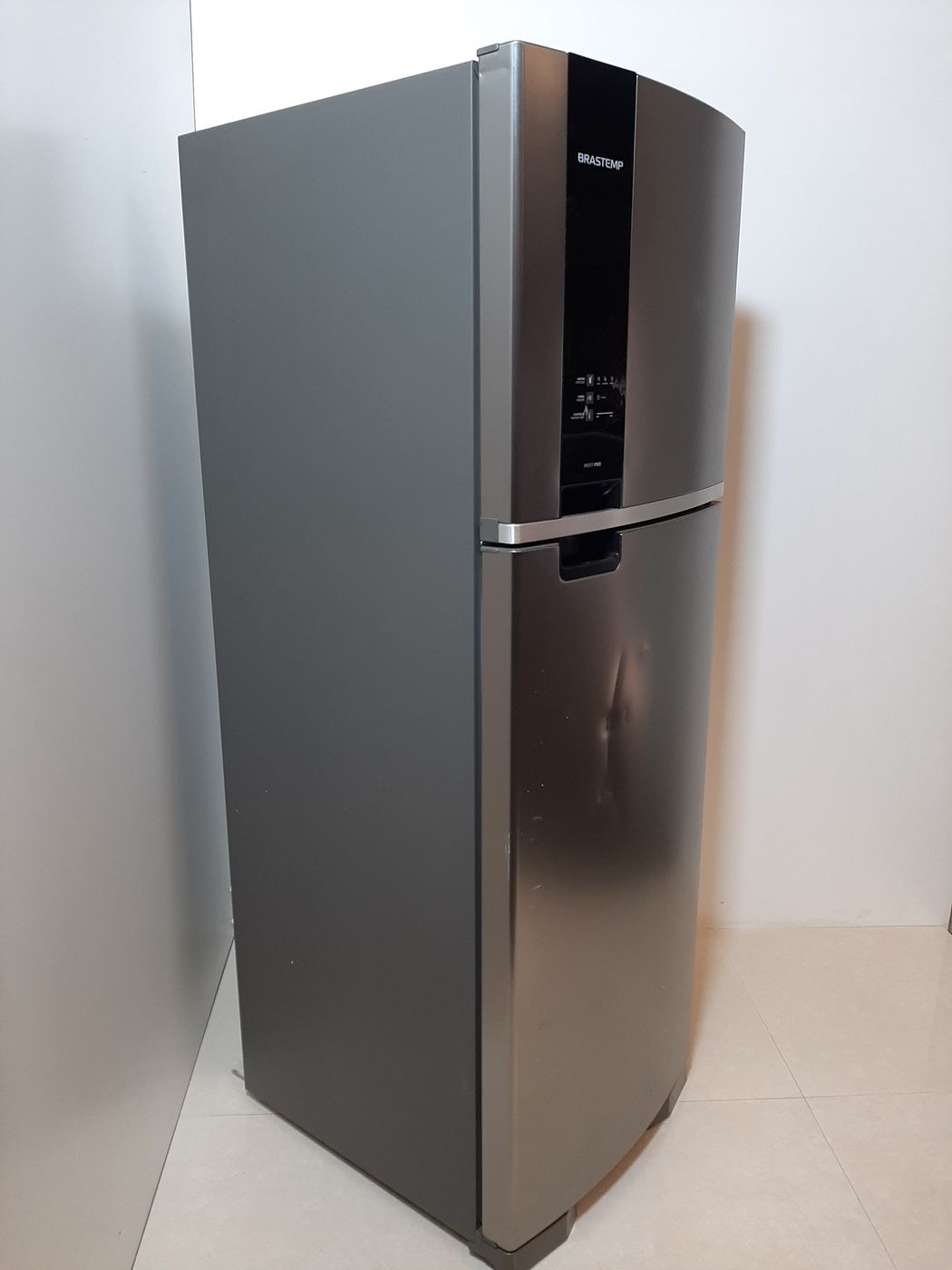 REFRIGERADOR BRASTEMP 2 PORTAS 375L PL - INOX