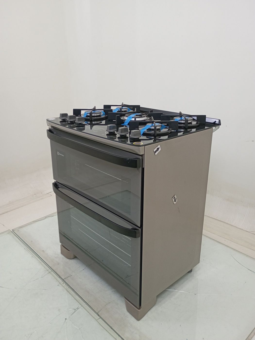 FOGAO ELECTROLUX FE5AD 5 BOCAS MESA DE VIDRO 