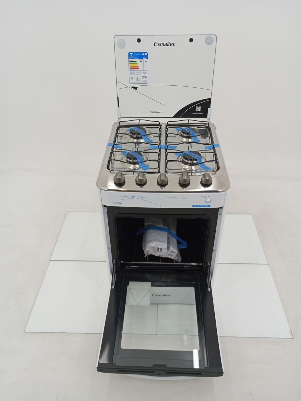 FOGAO ESMALTEC AGATA A GAS C/ ACENDIMENTO AUT