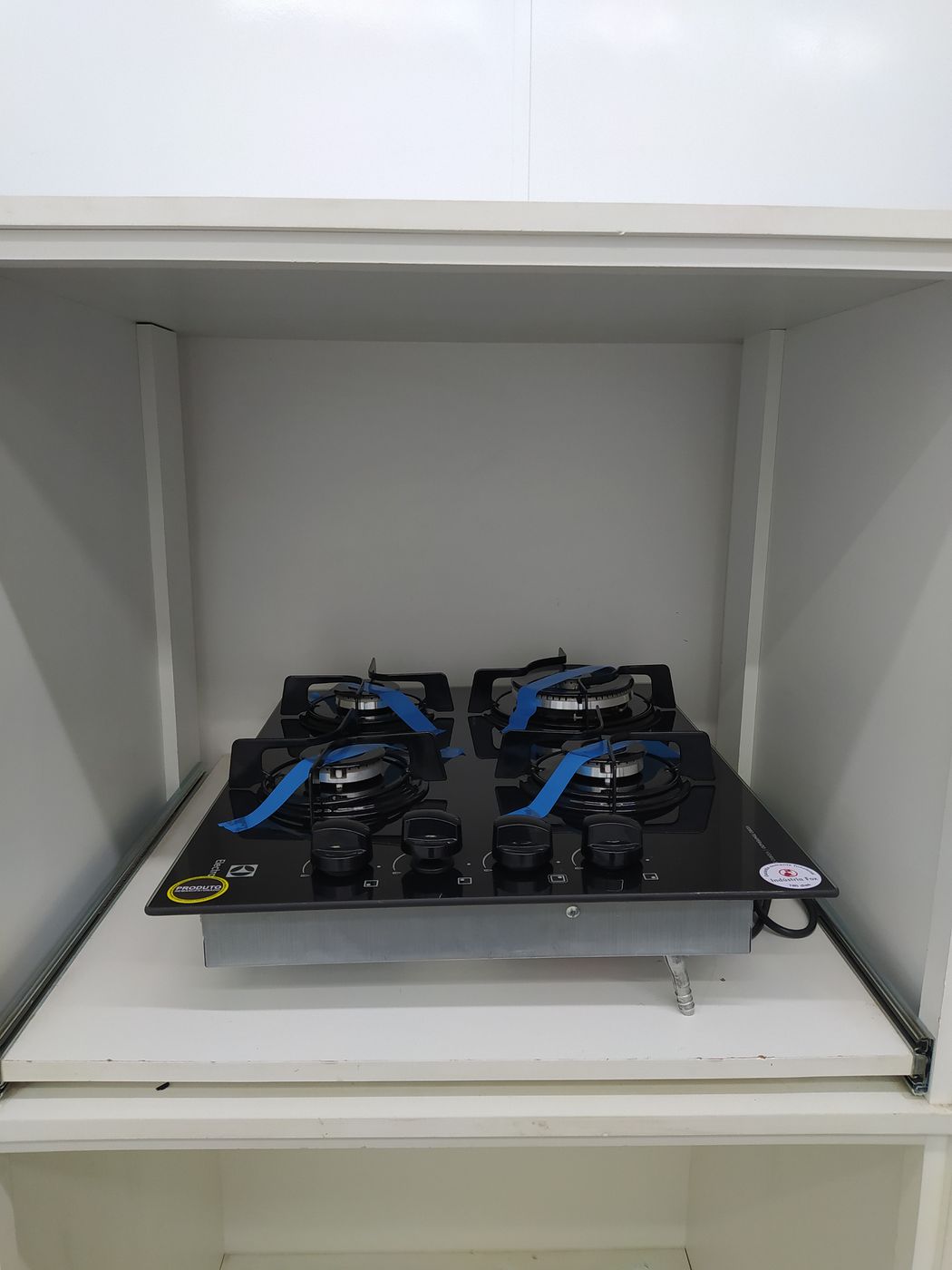 Cooktop Electrolux Ke4gp Gas 4q Ke4gp Preto TudoBônus