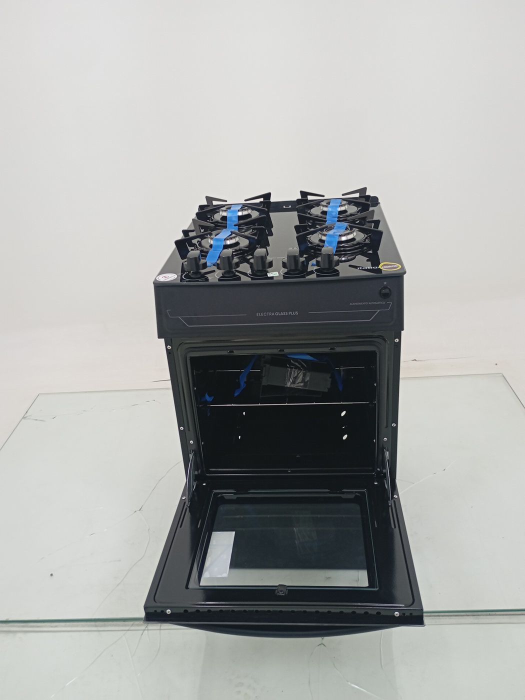FOGAO ITATIAIA ELECTRA GLASS PLUS 4Q PTO - PR