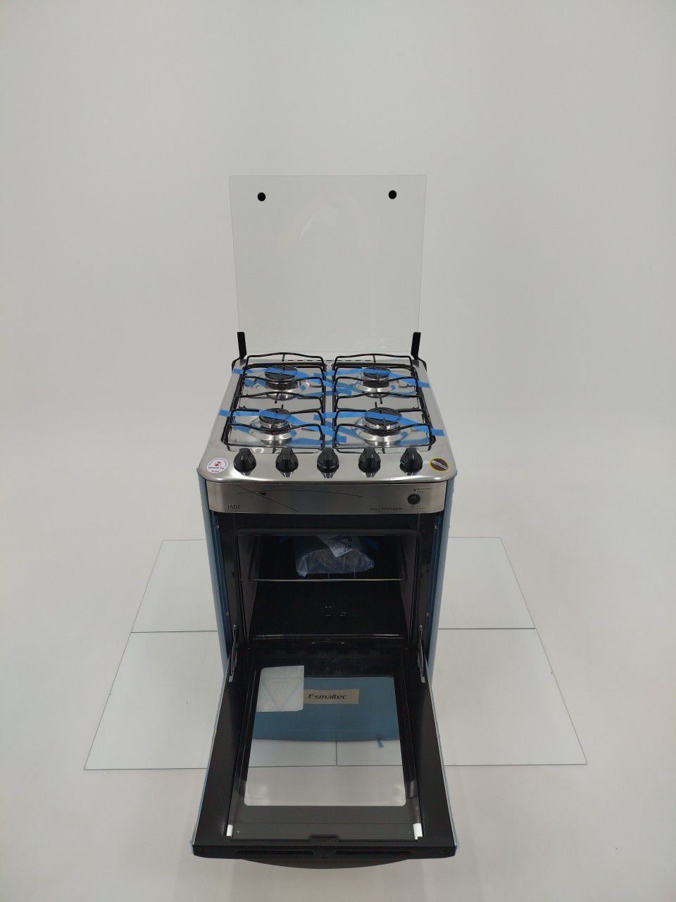 FOGAO ESMALTEC JADE SUPER 4 BOCAS COM FORNO A