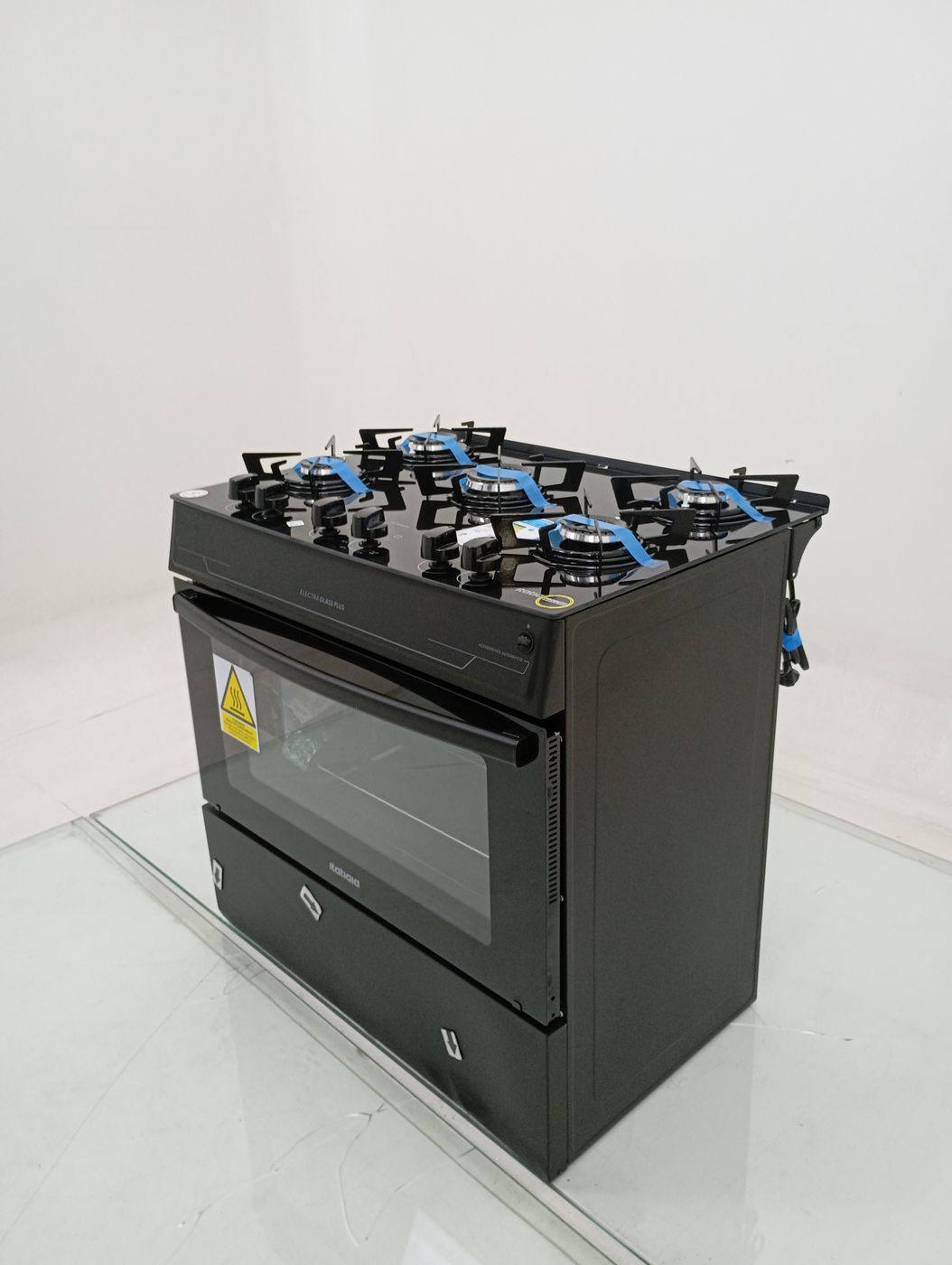 FOGAO ITATIAIA 5 BOCAS ELECTRA GLASS PLUS - P