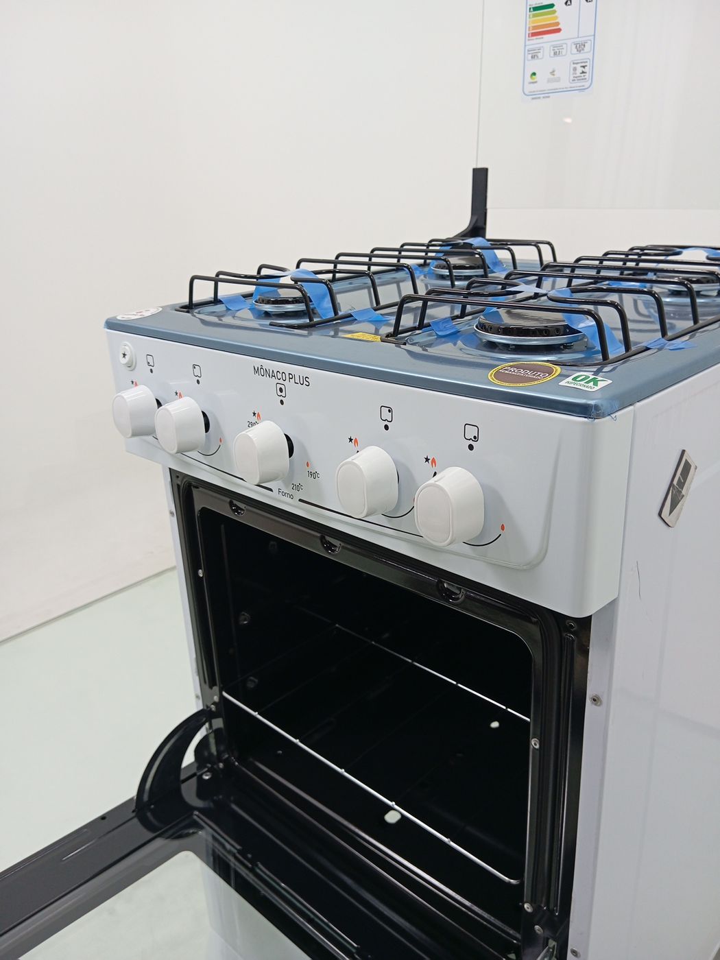 FOGAO ATLAS 4 BOCAS COM ACENDIMENTO AUTOMATIC