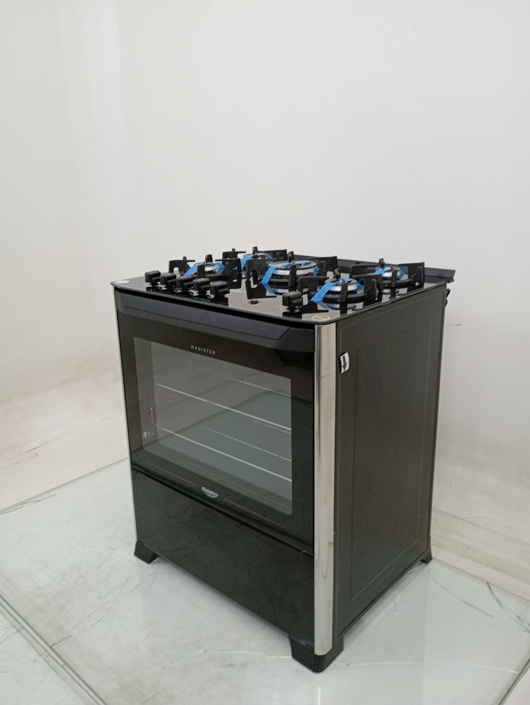 FOGAO DAKO 5 BOCAS MESA DE VIDRO MAGISTER - P