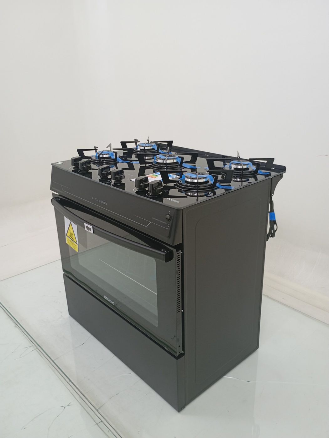 FOGAO ITATIAIA 5 BOCAS ELECTRA GLASS PLUS - P