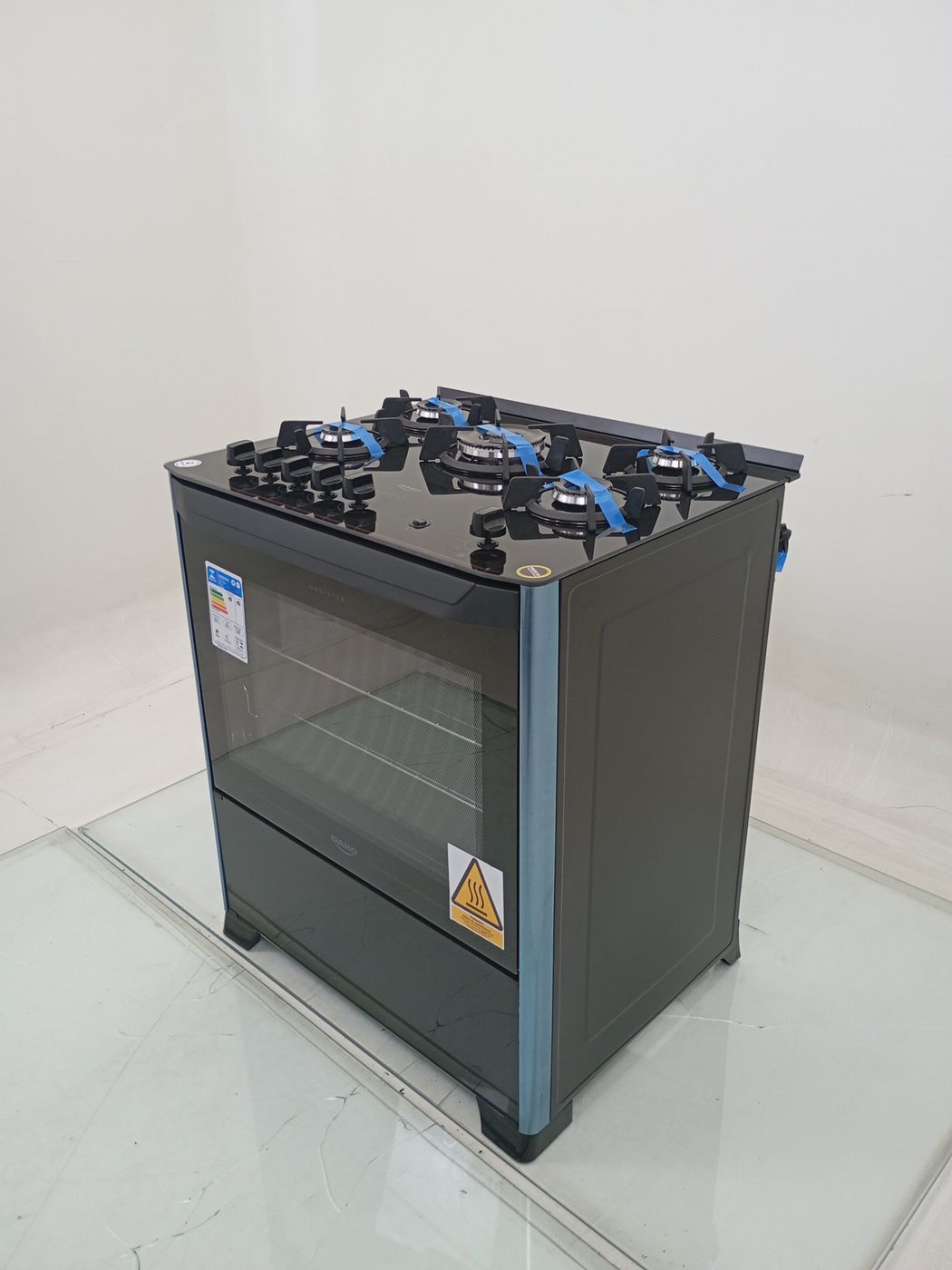 FOGAO DAKO 5 BOCAS MESA DE VIDRO MAGISTER - P