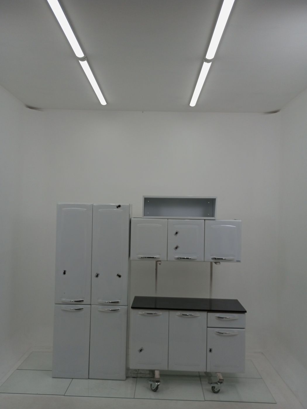 COZINHA ITATIAIA COMPLETA BRANCA EM ACO 4 PEC