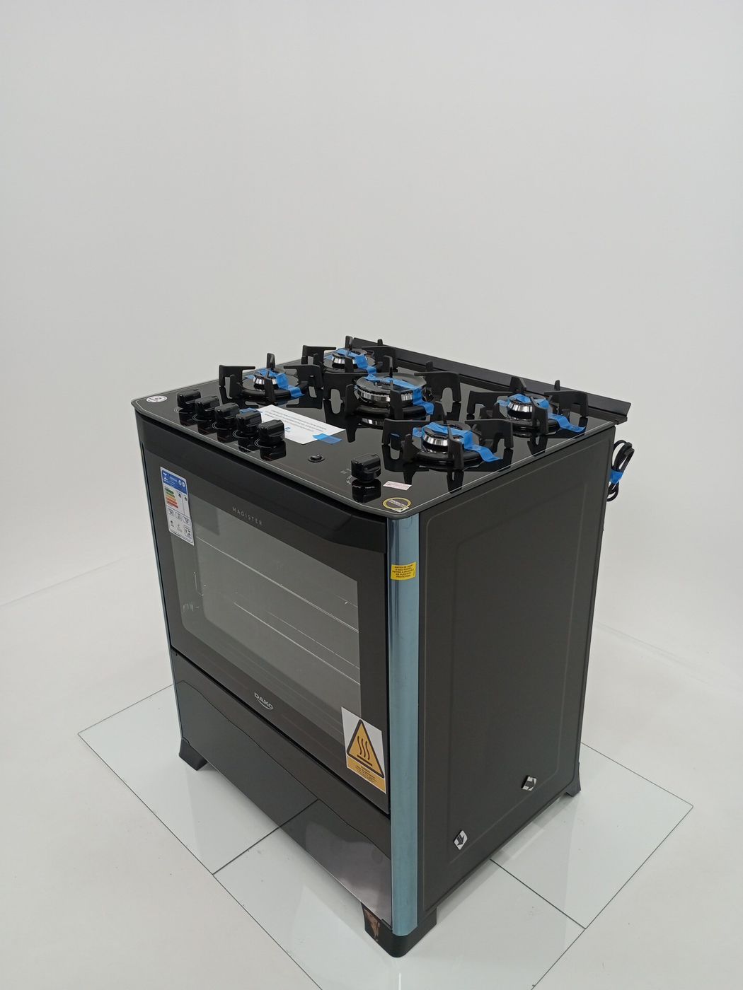 FOGAO DAKO 5 BOCAS MESA DE VIDRO MAGISTER - P