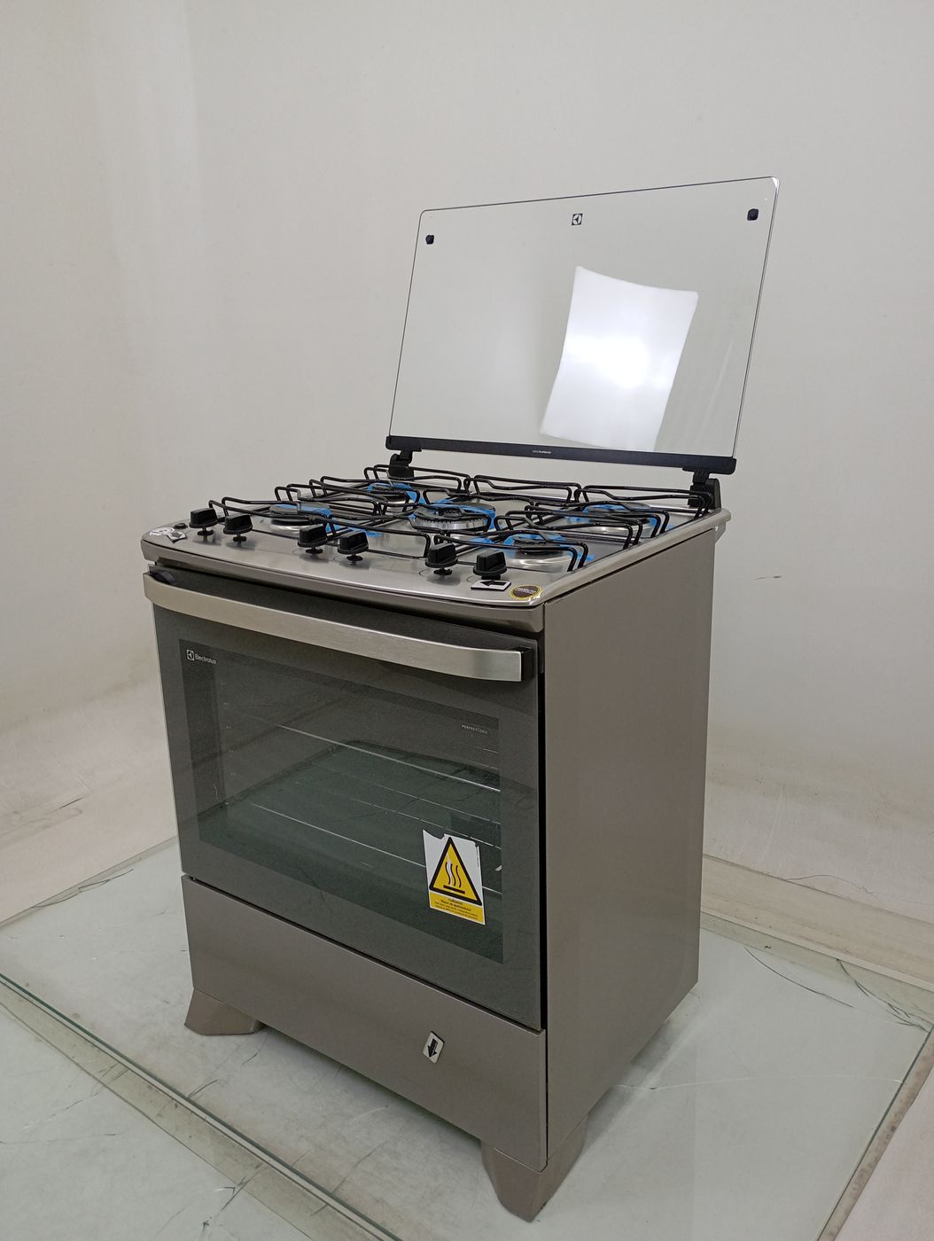 FOGAO ELECTROLUX FE5IC 5 BOCAS MESA INOX PERF