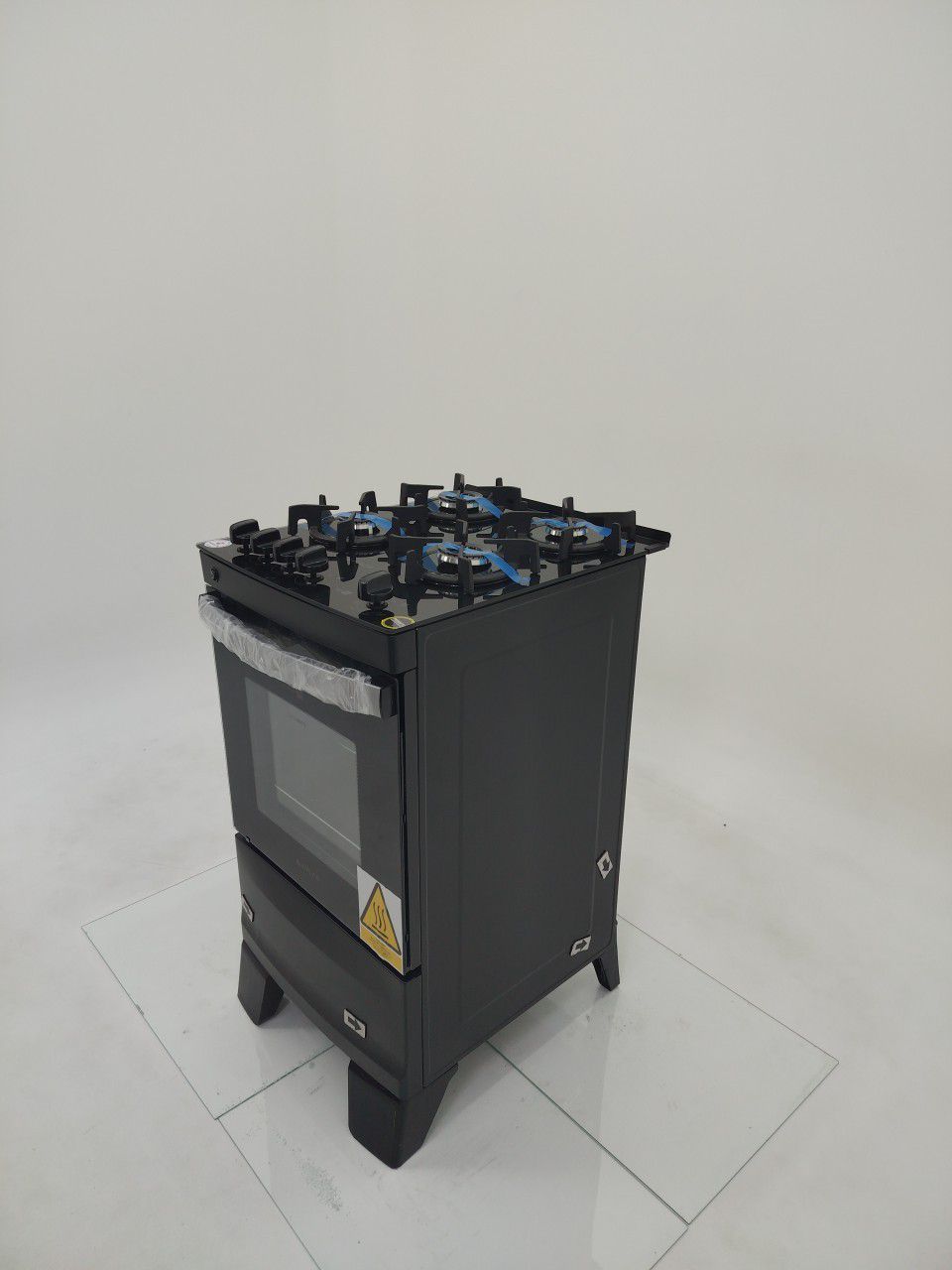 FOGAO ATLAS 4 BOCAS COM MESA DE VIDRO AGILE U