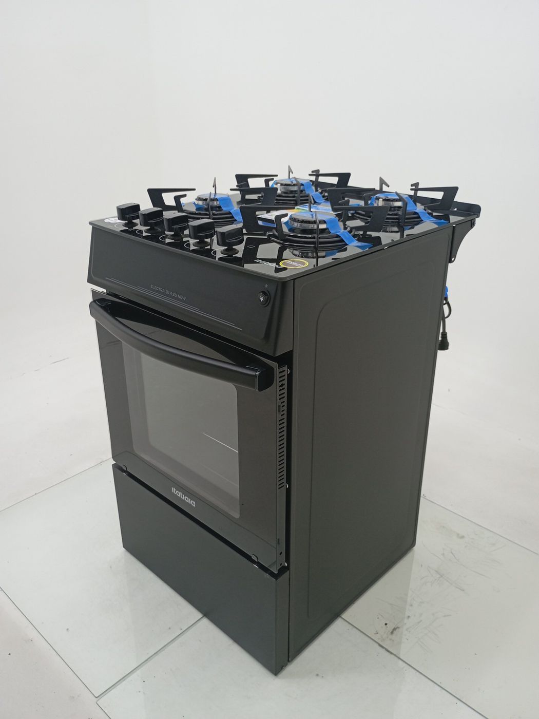 FOGAO ITATIAIA ELECTRA GLASS NEW 4 BOCAS PTO 