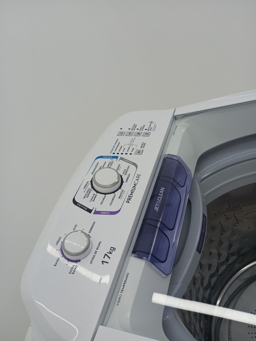 LAVADORA ELECTROLUX TOP LOAD 17KG LPR17 BRANC