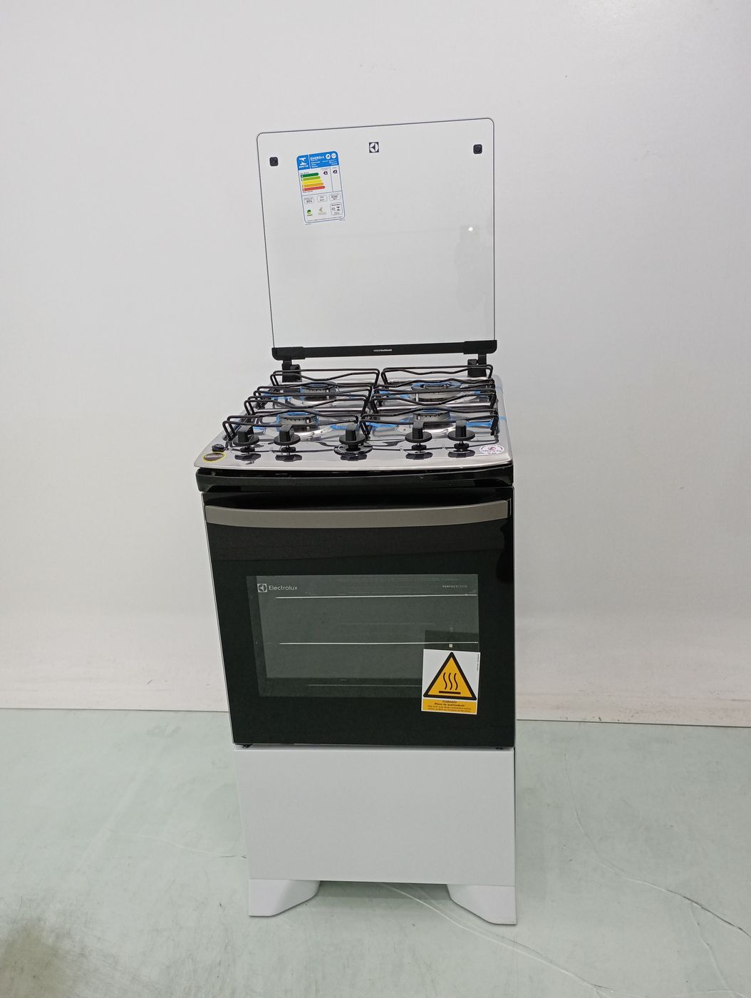 FOGAO ELECTROLUX FE4IW 4 BOCAS MESA INOX PERF