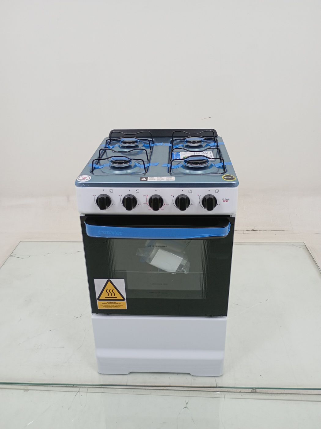 FOGAO ESMALTEC 4120 4 BOCAS IDEAL POP ACENDIM