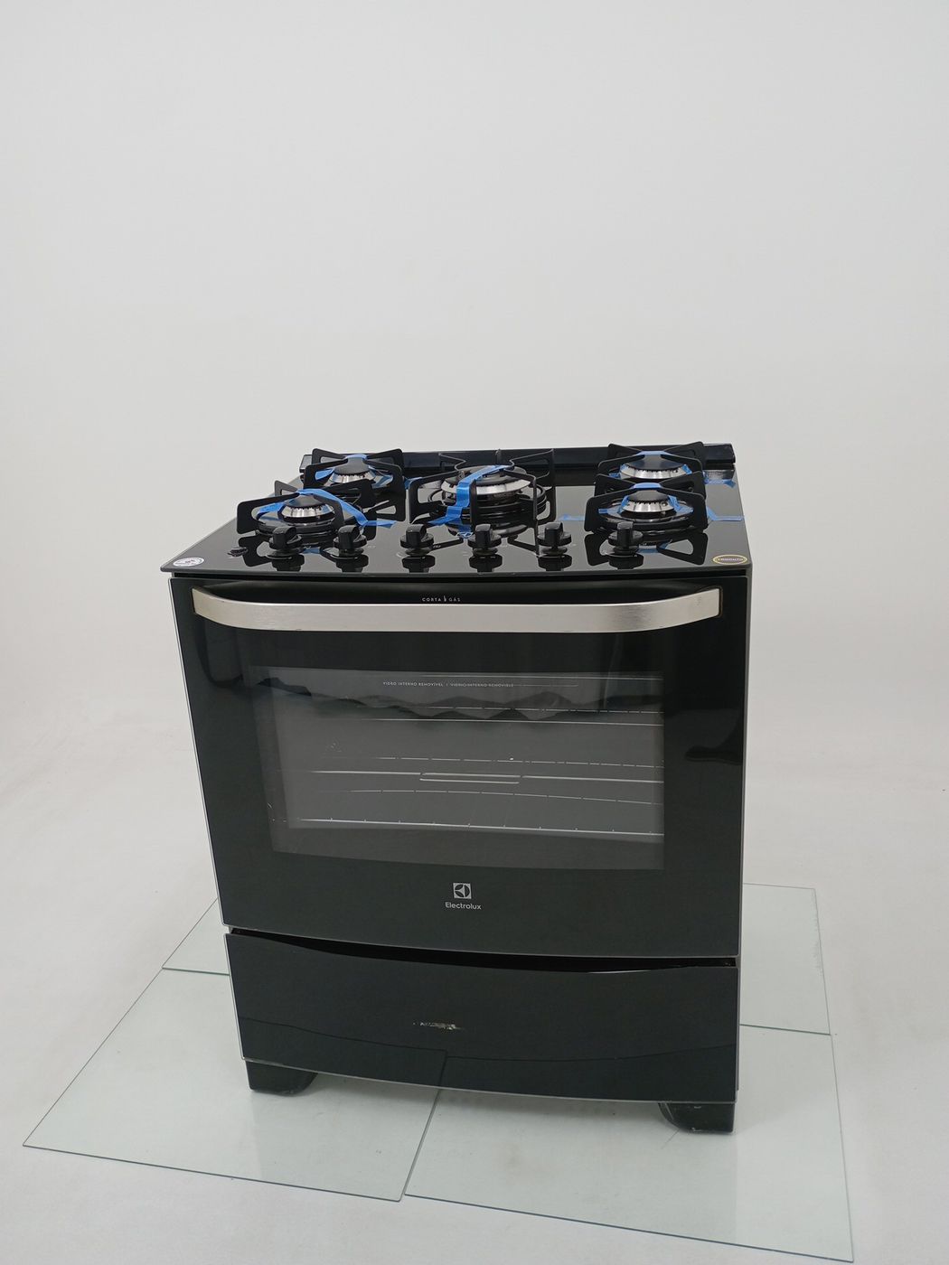 FOGAO ELECTROLUX 76GS 5 BOCAS AUTOMÁTICO COM 