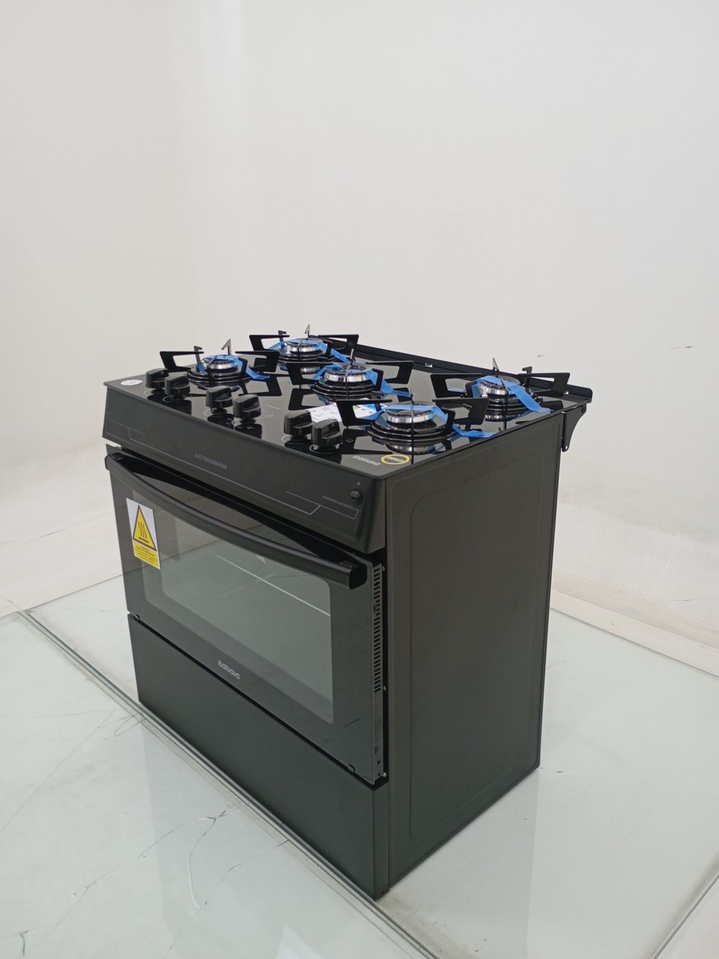 FOGAO ITATIAIA 5 BOCAS ELECTRA GLASS PLUS - P