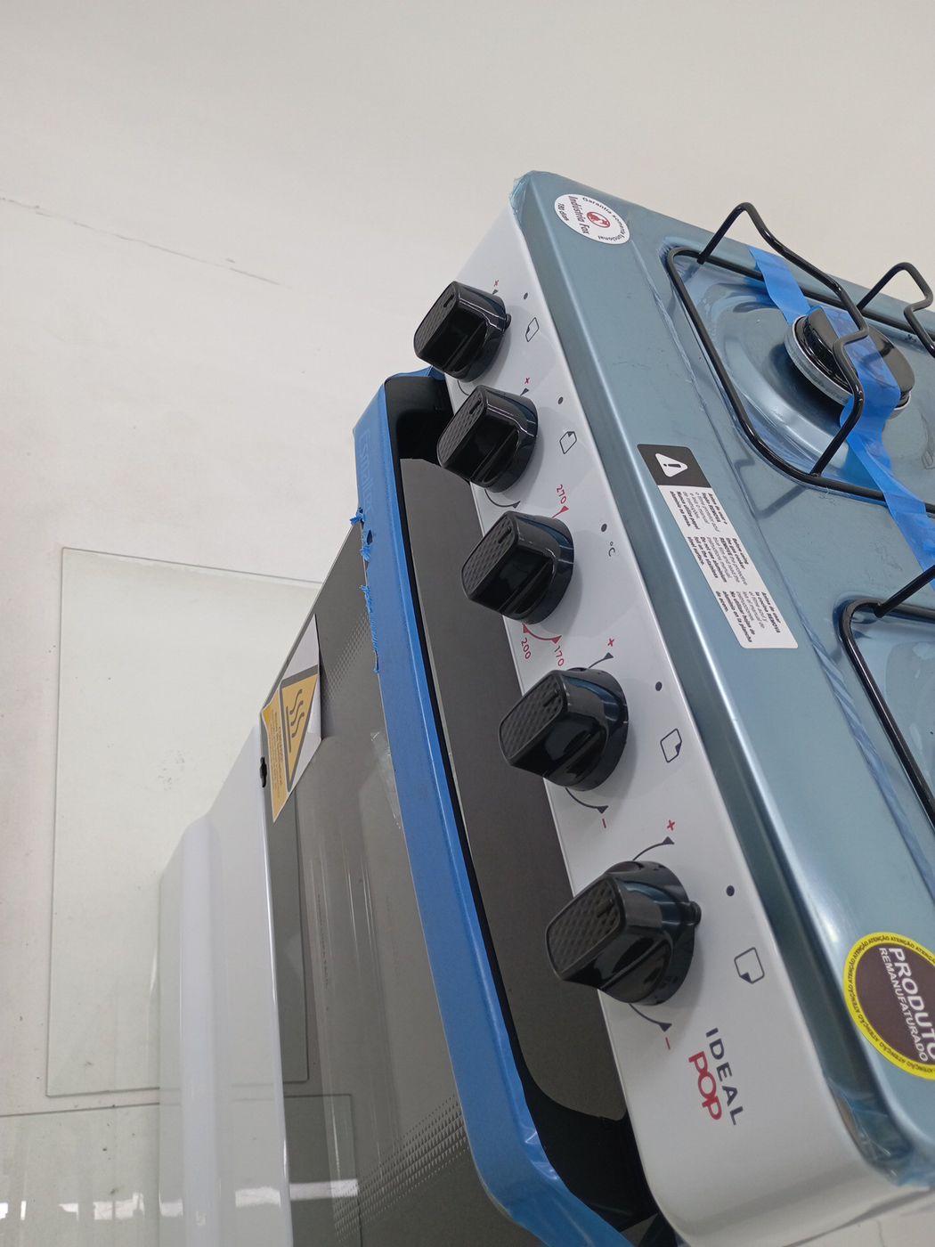 FOGAO ESMALTEC 4120 4 BOCAS IDEAL POP ACENDIM