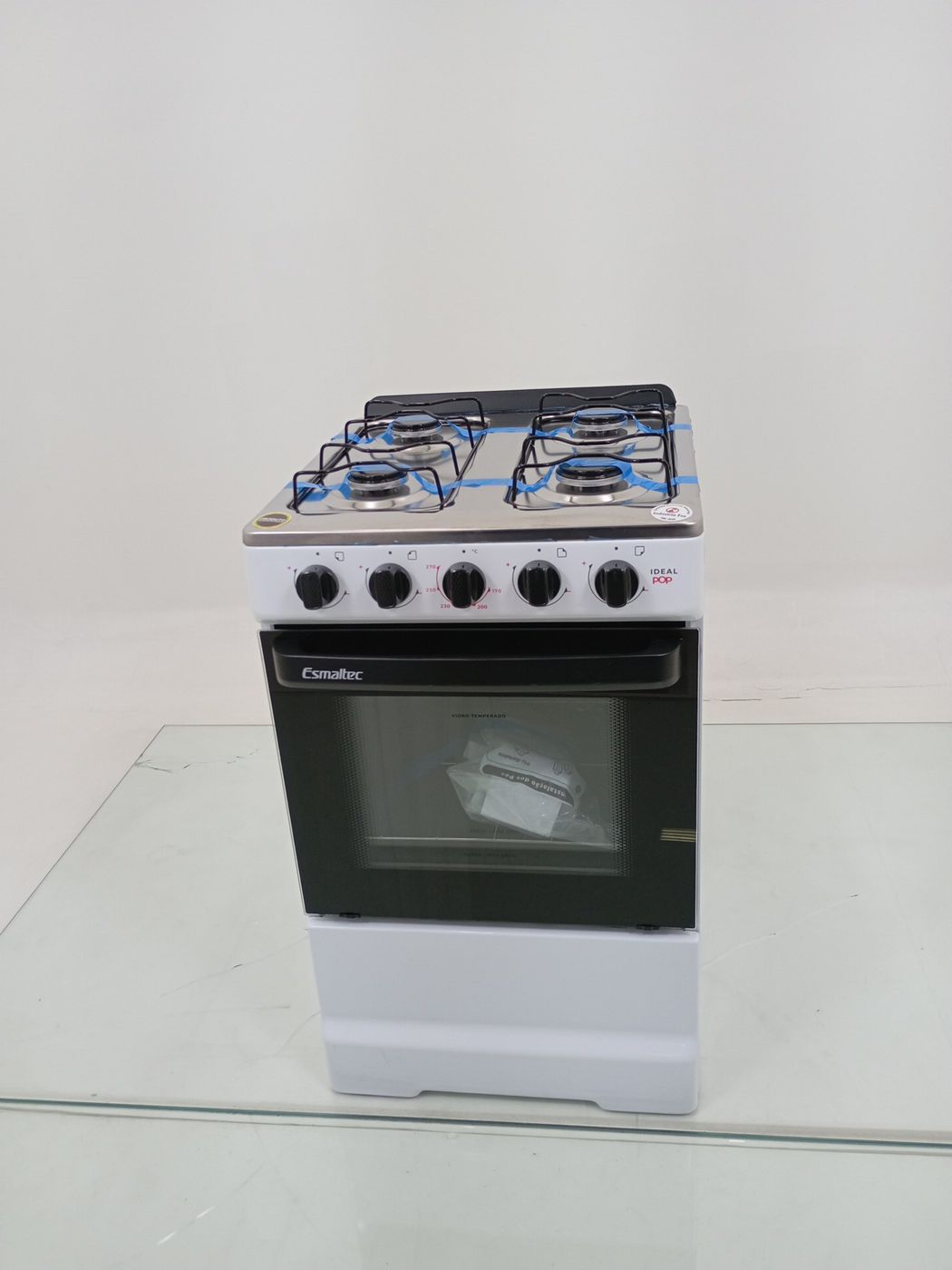FOGAO ESMALTEC 4120 4 BOCAS IDEAL POP ACENDIM