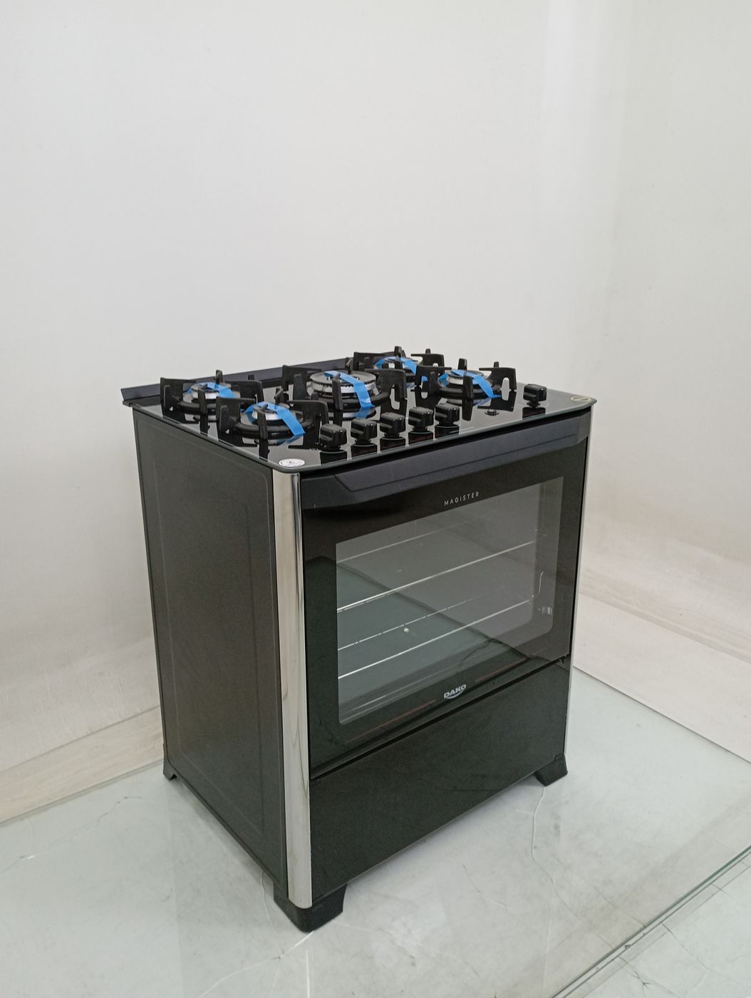 FOGAO DAKO 5 BOCAS MESA DE VIDRO MAGISTER - P