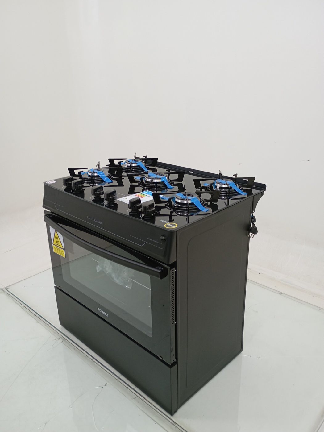 FOGAO ITATIAIA 5 BOCAS ELECTRA GLASS PLUS - P