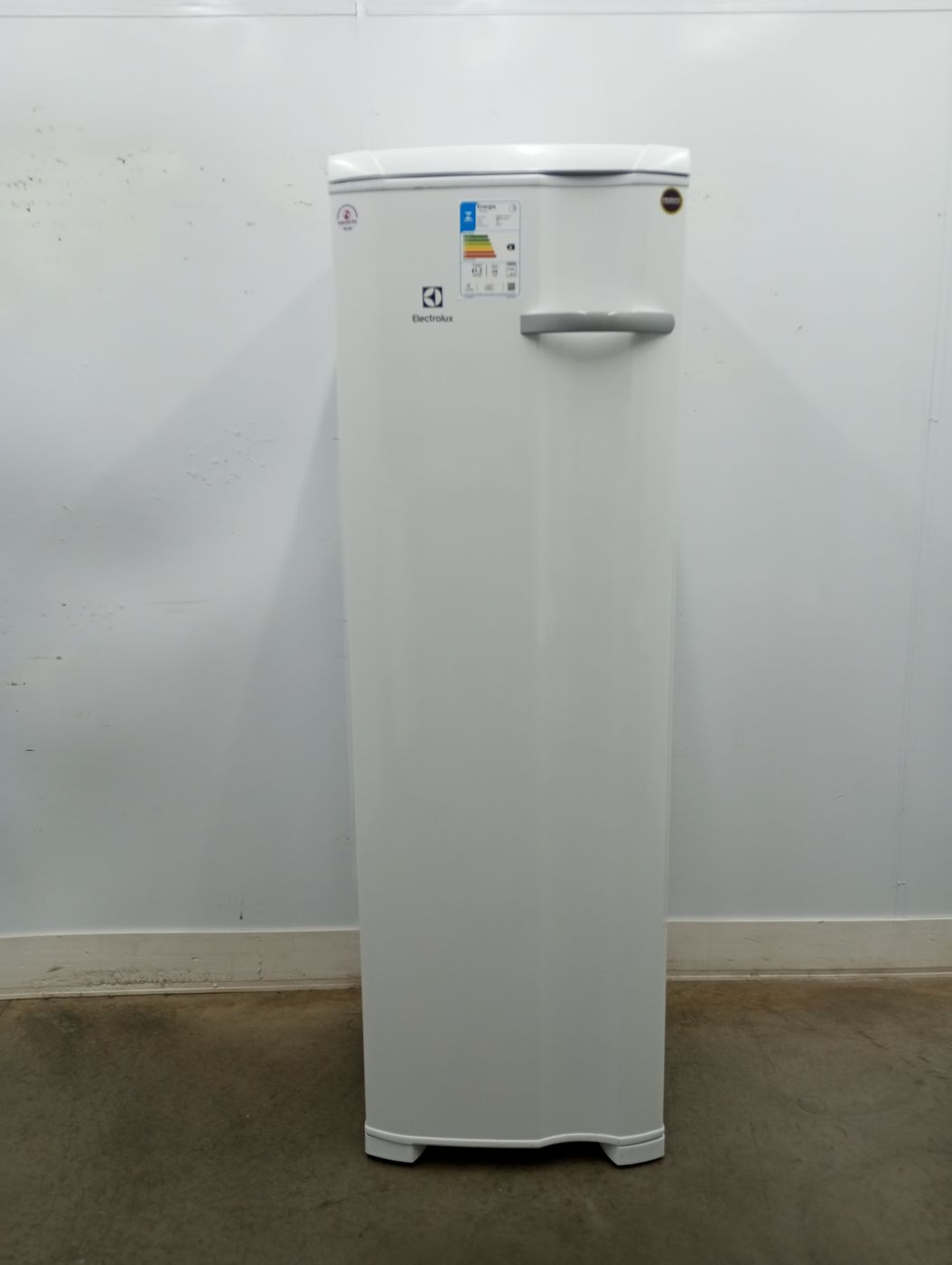 Freezer Electrolux Fe27 Vertical Cycle Defrost Uma Porta 234l Branco