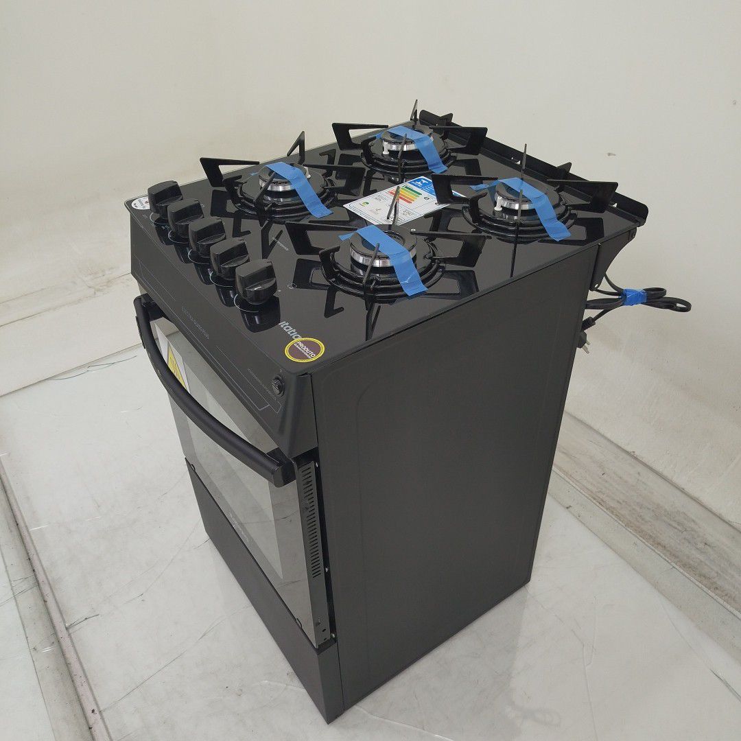 FOGAO ITATIAIA ELECTRA GLASS PLUS 4Q PTO - PR