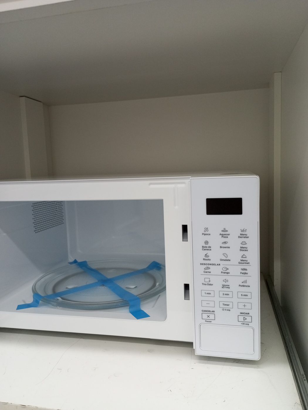 MICRO-ONDAS BRASTEMP 32 LITROS - BRANCO