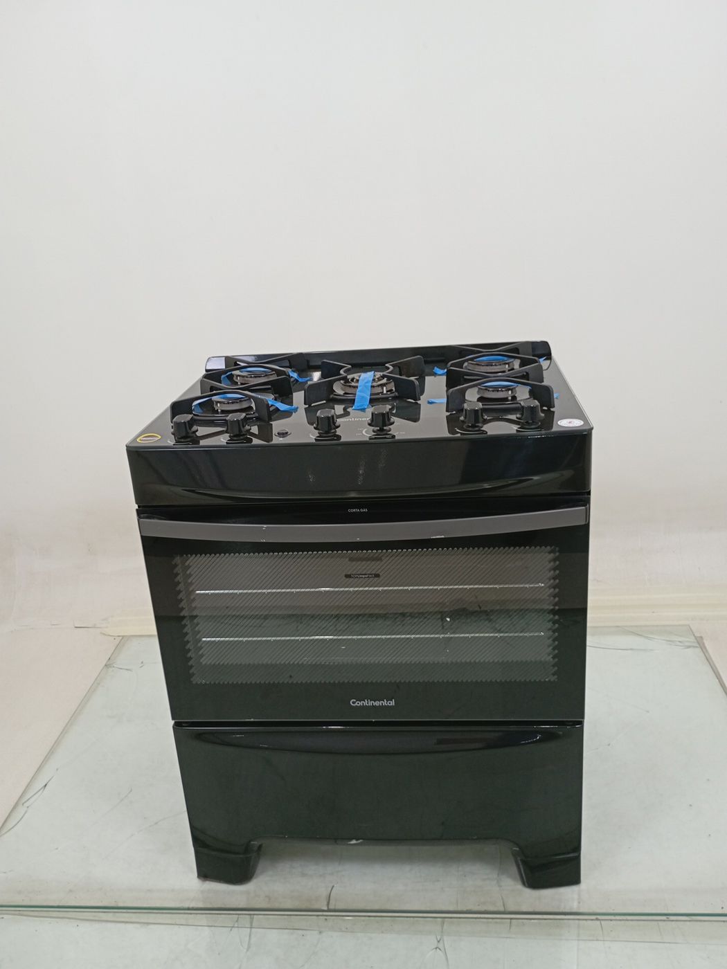 FOGAO CONTINENTAL FC5GB 5 BOCAS MESA DE VIDRO