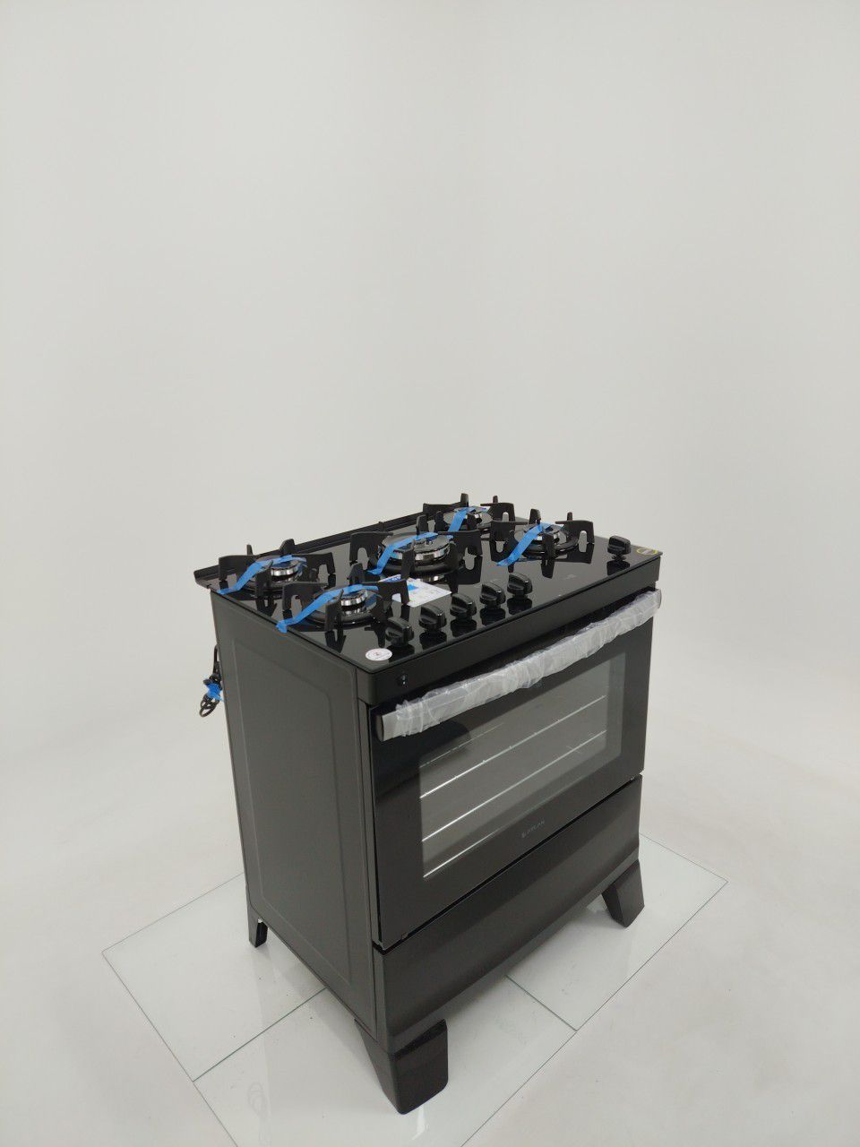 FOGAO ATLAS 5 BOCAS COM MESA DE VIDRO AGILE U