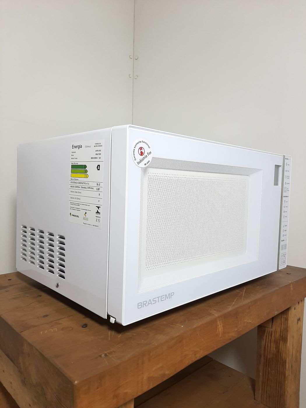 MICRO-ONDAS BRASTEMP 45 L - BRANCO