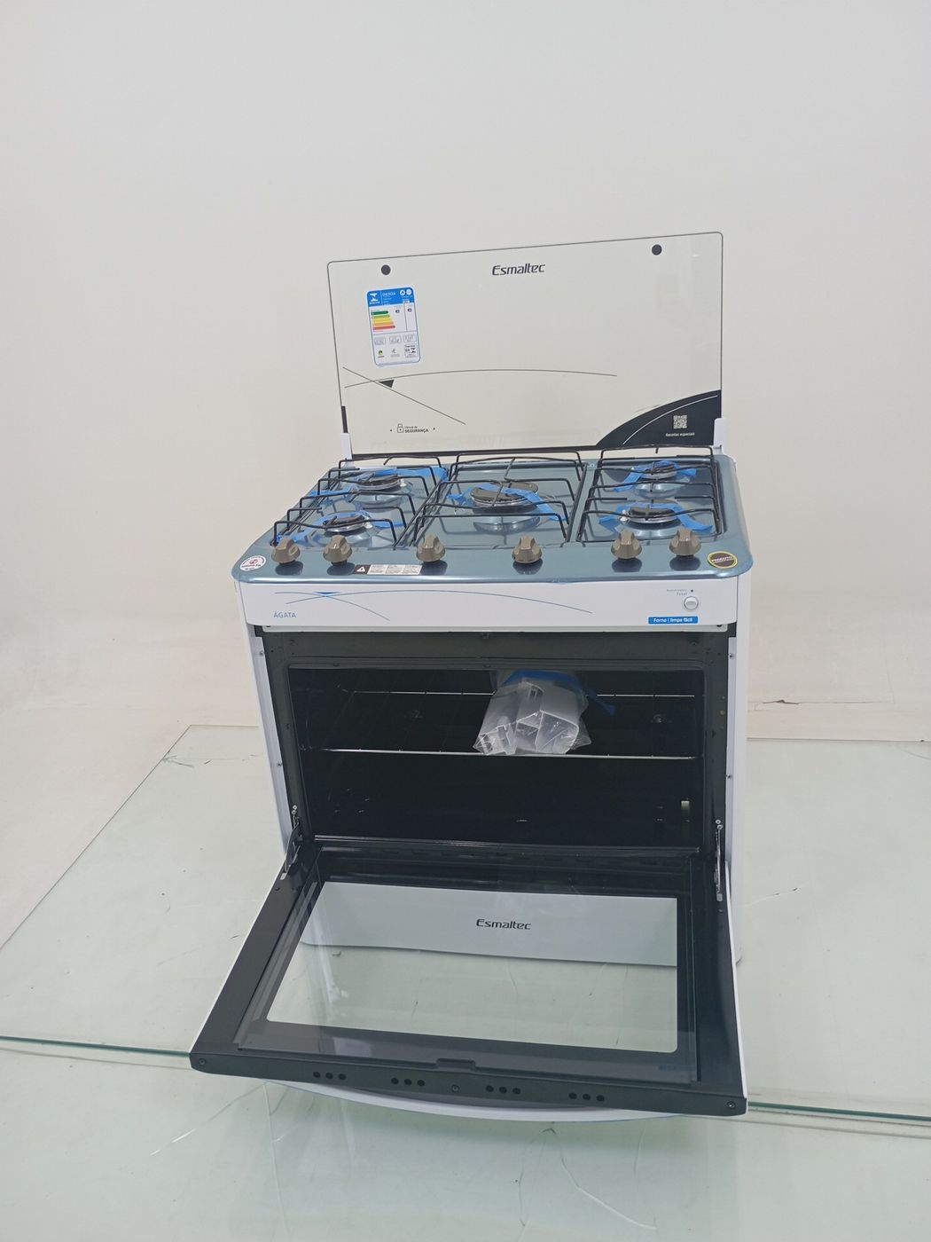 FOGAO ESMALTEC AGATA A GAS C/ ACENDIMENTO AUT