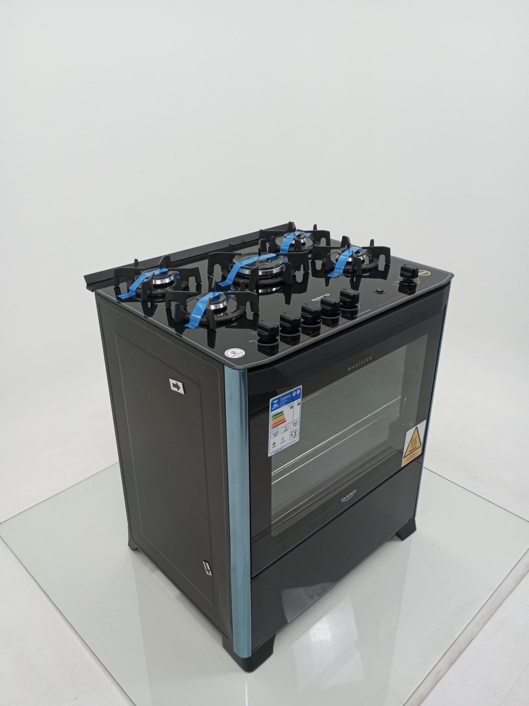 FOGAO DAKO 5 BOCAS MESA DE VIDRO MAGISTER - P