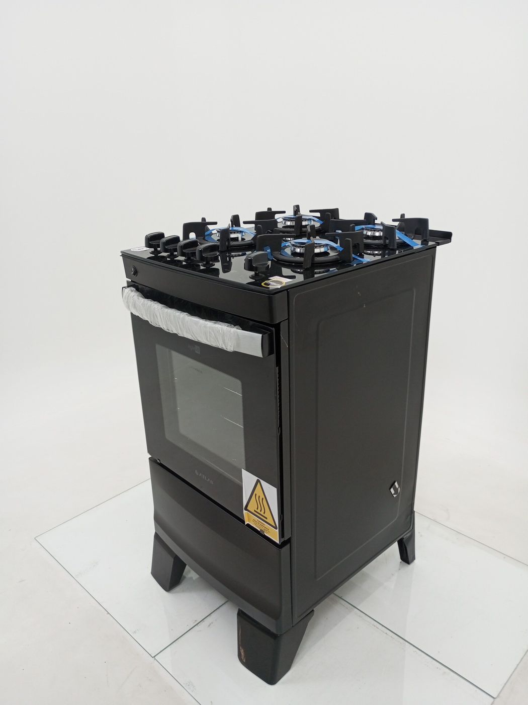 FOGAO ATLAS 4 BOCAS COM MESA DE VIDRO AGILE U