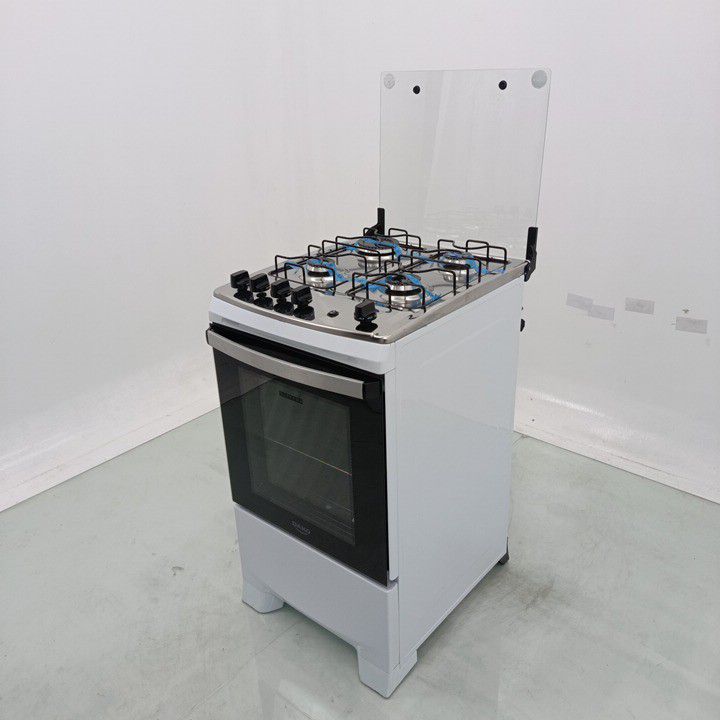FOGAO ATLAS 4 BOCAS SUMPRE MESA INOX - BRANCO