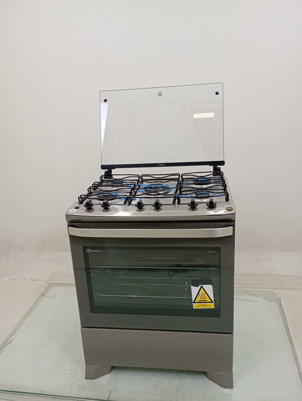 FOGAO ELECTROLUX FE5IC 5 BOCAS MESA INOX PERF