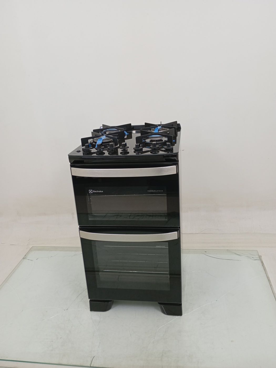 FOGAO ELECTROLUX FE4DP 4 BOCAS MESA DE VIDRO 