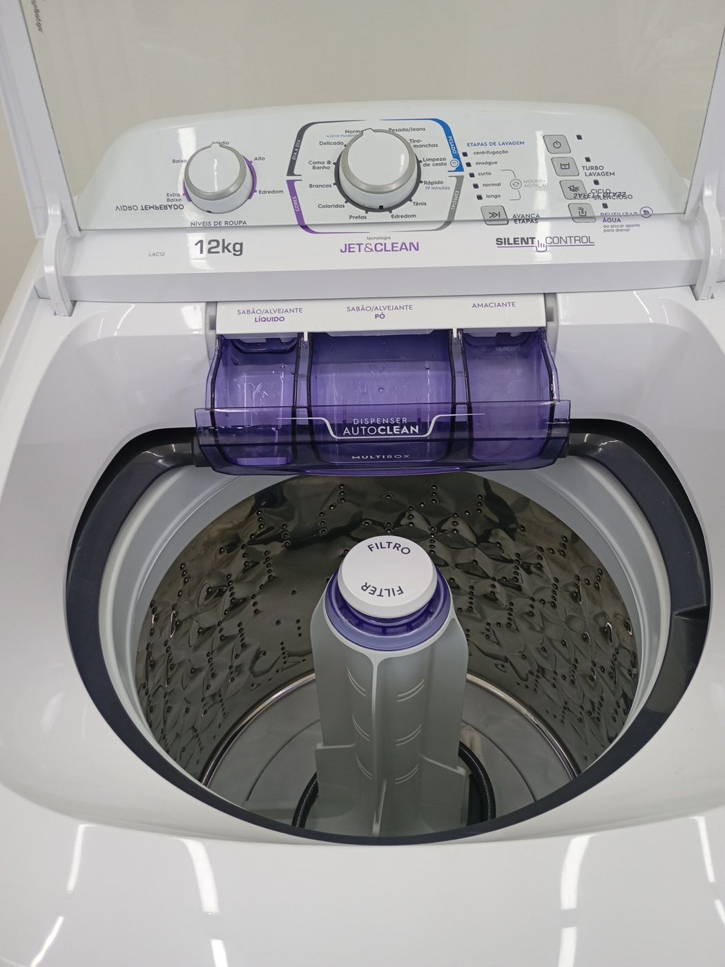 LAVADORA ELECTROLUX LAC12 TURBO ECONOMIA CEST