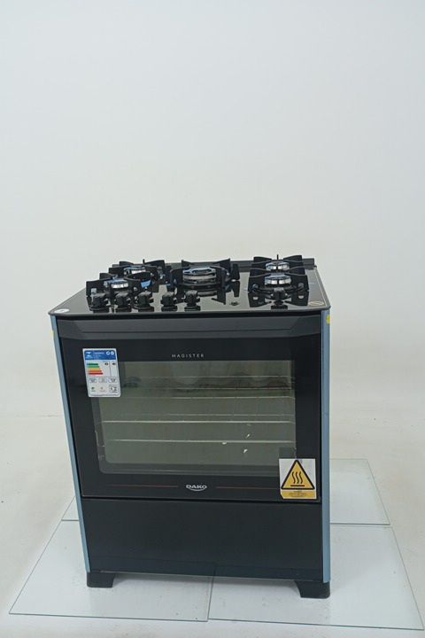 FOGAO DAKO 5 BOCAS MESA DE VIDRO MAGISTER - P
