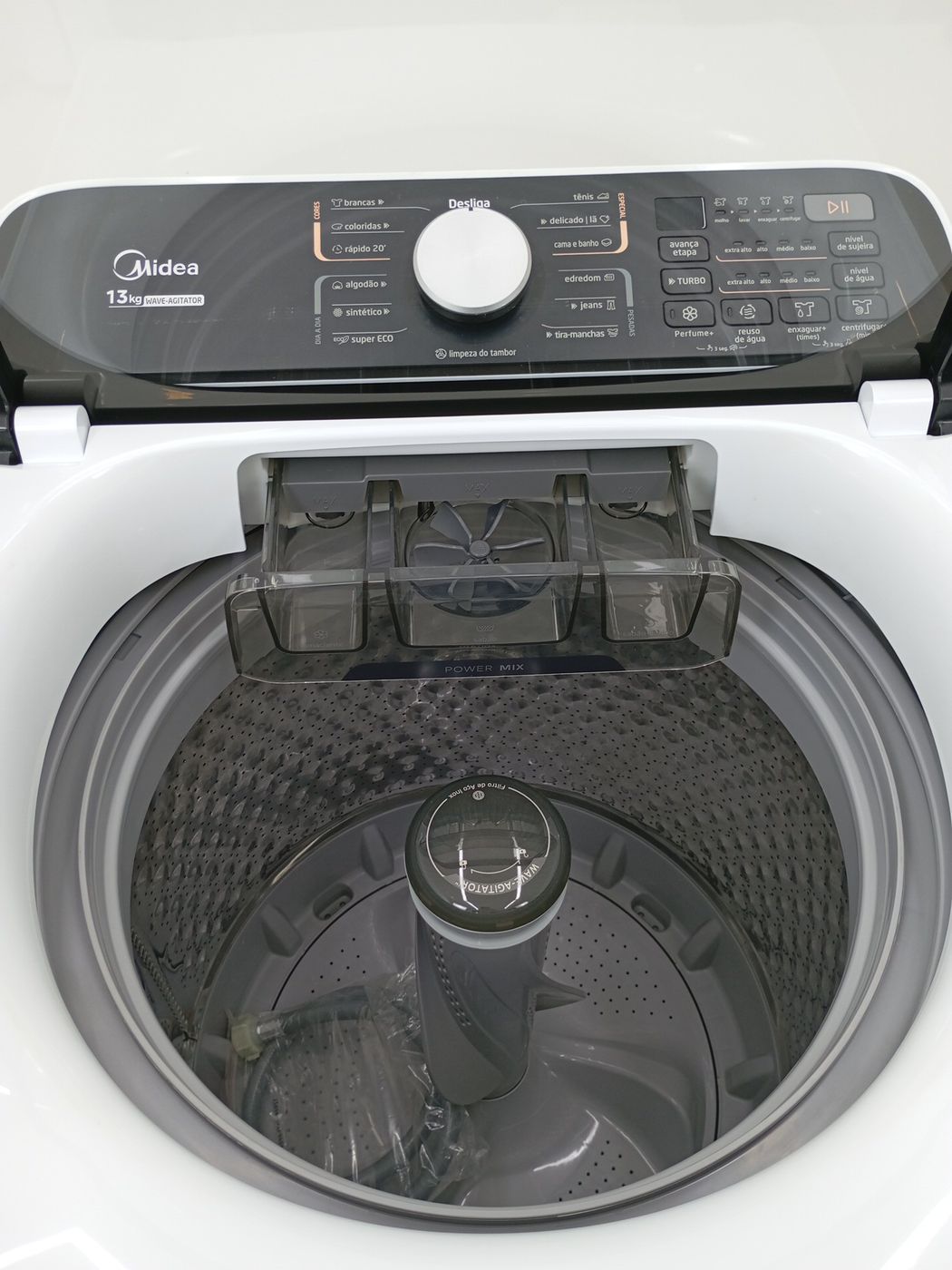 LAVADORA MIDEA MA512W 13KG WAVE AGITADOR - BR